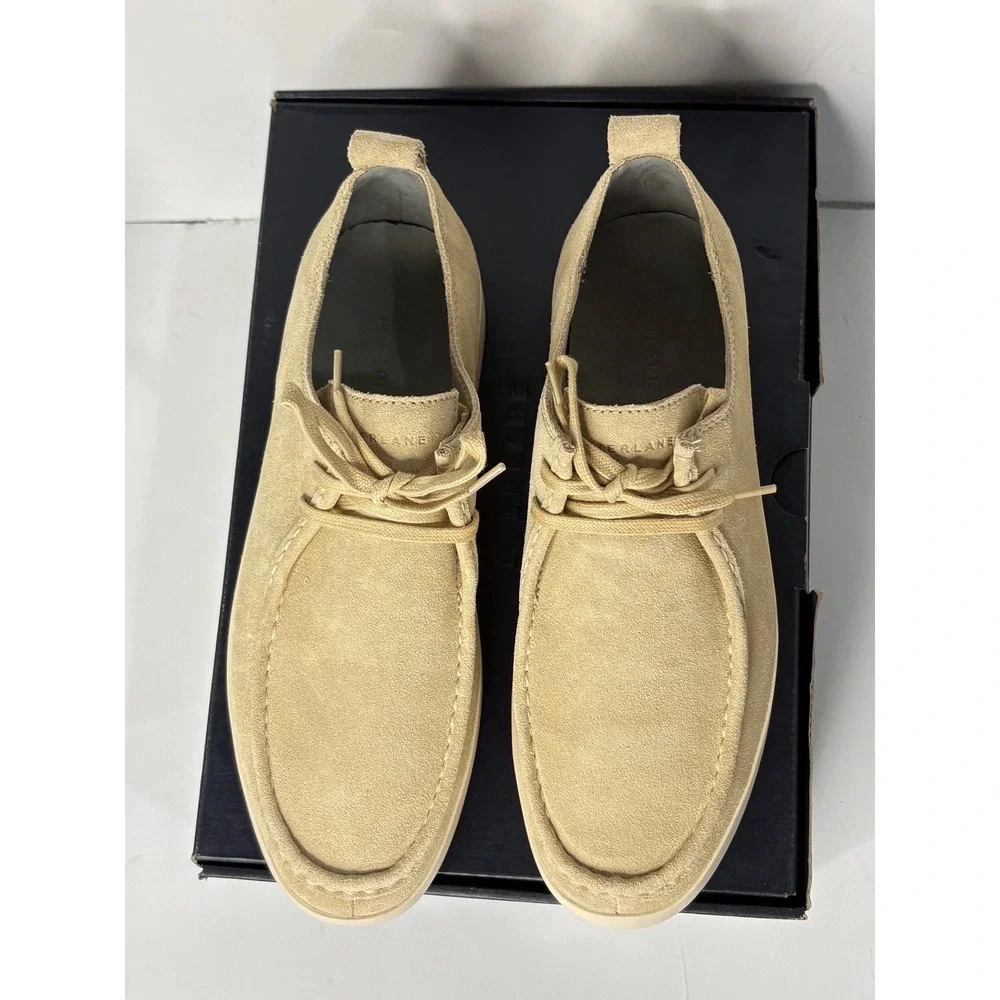 Everlane Tan Suede Leather Platform‎ Trainer Sneaker Loafer 10 Preppy Outdoor